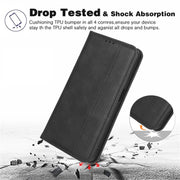 For Blackview A85 Magnetic Buckle Retro Texture Leather Phone Case(Black)