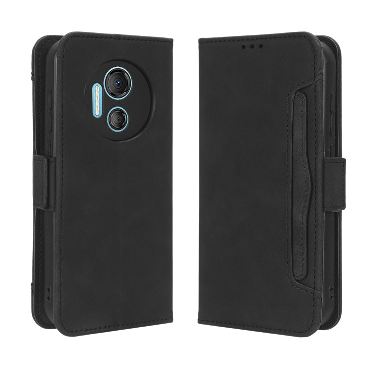 For Doogee X97 / X97 Pro Skin Feel Calf Texture Card Slots Leather Phone Case(Black)