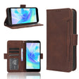For Doogee X97 / X97 Pro Skin Feel Calf Texture Card Slots Leather Phone Case(Brown) - Doogee Cases by PMC TechLife | Online Shopping South Africa | PMC TechLife | Buy Now Pay Later Mobicred