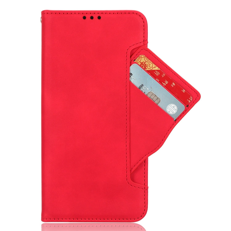 For Blackview A85 Skin Feel Calf Texture Card Slots Leather Phone Case(Red)