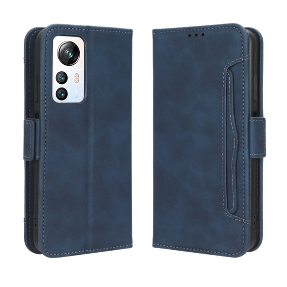 For Blackview A85 Skin Feel Calf Texture Card Slots Leather Phone Case(Blue)