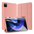 For Xiaomi Pad 6 Pro / Pad 6 DUX DUCIS Domo Series Magnetic Flip Leather Tablet Case(Pink) - More Tablet Cases by DUX DUCIS | Online Shopping South Africa | PMC TechLife | Buy Now Pay Later Mobicred