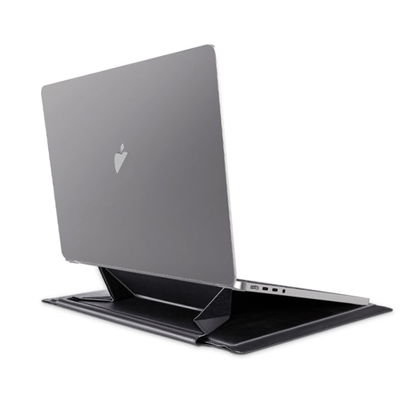 13-14 inch Universal Laptop Magnetic Holder Stitching Inner Bag(Black)