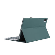 For Xiaomi Pad 6 / Pad 6 Pro A0N7 Lambskin Texture Ultra-thin Bluetooth Keyboard Leather Case(Dark Green)
