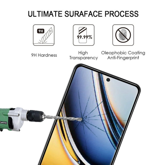 For Realme 11 Pro+ 3D Curved Edge Full Screen Tempered Glass Film