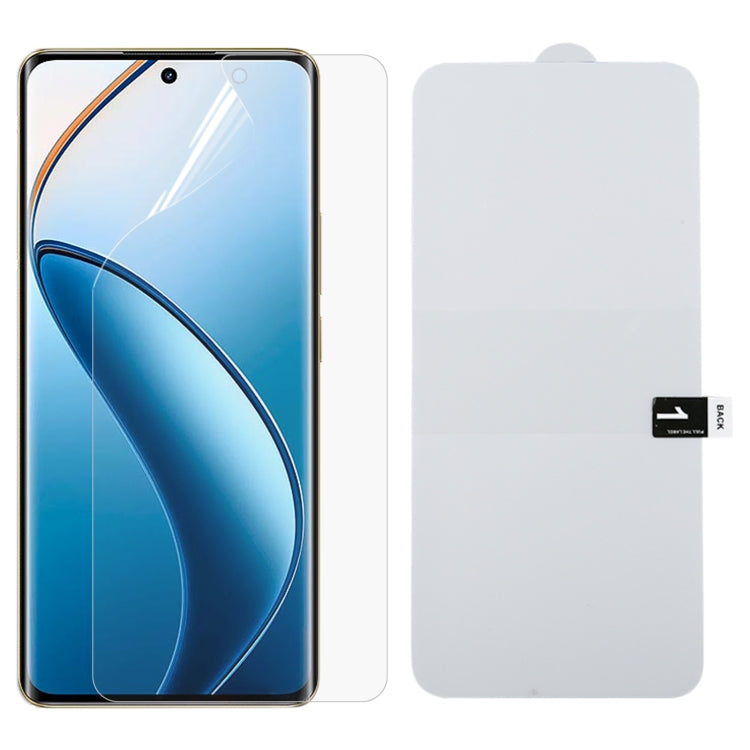 For Realme 13 Pro+ / 12 Pro / 12 Pro + Full Screen Protector Explosion-proof Hydrogel Film