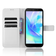 For Doogee X97 / X97 Pro Diamond Texture Leather Phone Case(White)