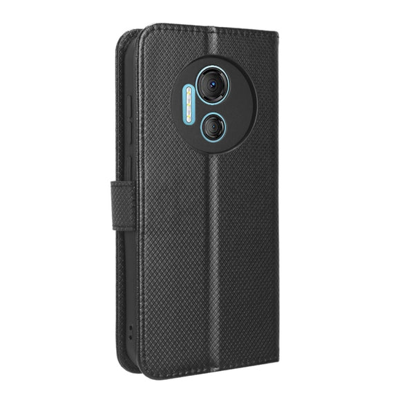 For Doogee X97 / X97 Pro Diamond Texture Leather Phone Case(Black)