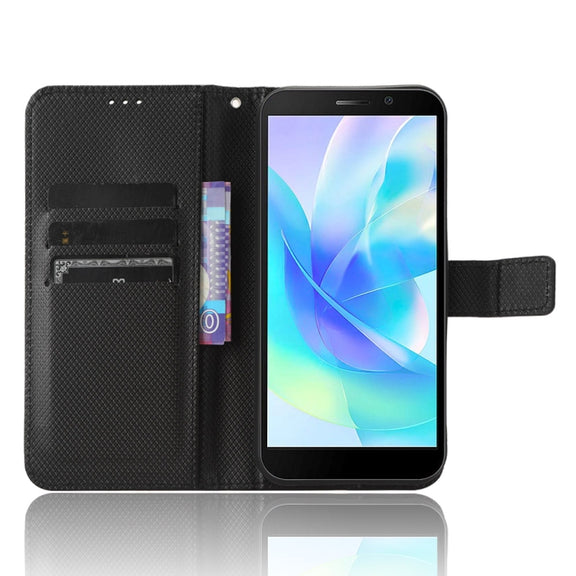 For Doogee X97 / X97 Pro Diamond Texture Leather Phone Case(Black)