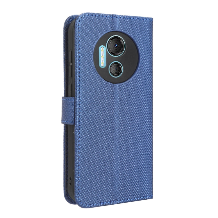 For Doogee X97 / X97 Pro Diamond Texture Leather Phone Case(Blue)