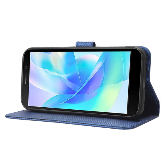 For Doogee X97 / X97 Pro Diamond Texture Leather Phone Case(Blue)