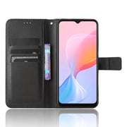 For Blackview A85 Diamond Texture Leather Phone Case(Black)