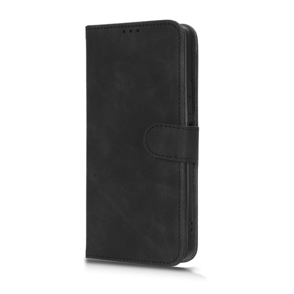 For TECNO Camon 20 Pro Skin Feel Magnetic Flip Leather Phone Case(Black)