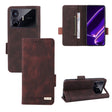 For Realme GT Neo5 SE Magnetic Clasp Leather Phone Case(Brown) - Realme Cases by PMC TechLife | Online Shopping South Africa | PMC TechLife | Buy Now Pay Later Mobicred