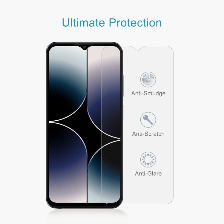 For Ulefone Note 16 Pro 50pcs 0.26mm 9H 2.5D Tempered Glass Film