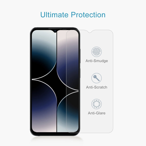 For Ulefone Note 16 Pro 50pcs 0.26mm 9H 2.5D Tempered Glass Film