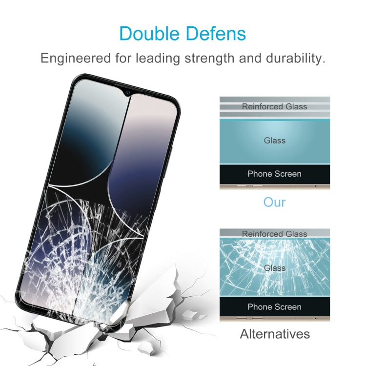 For Ulefone Note 16 Pro 50pcs 0.26mm 9H 2.5D Tempered Glass Film