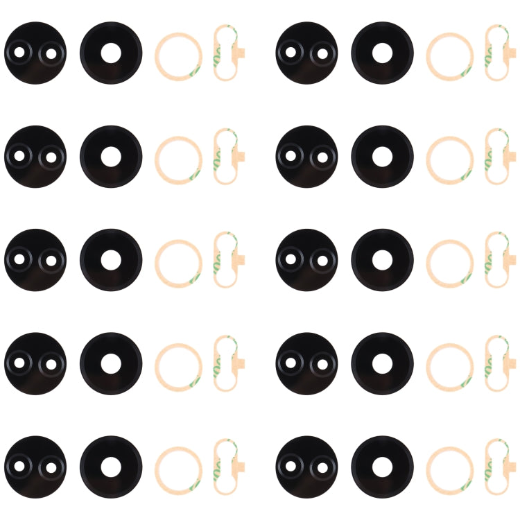 For Tecno Camon 19 10pcs Back Camera Lens