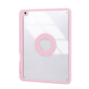 Z10B For iPad 10th Gen 10.9 2022 / 11 2025 Pen Slot Bluetooth Keyboard Leather Tablet Case(Pink)