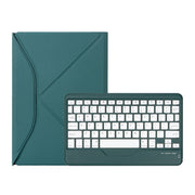 Z10B For iPad 10th Gen 10.9 2022 / 11 2025 Pen Slot Bluetooth Keyboard Leather Tablet Case(Green)