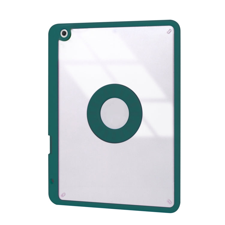 Z10B For iPad 10th Gen 10.9 2022 / 11 2025 Pen Slot Bluetooth Keyboard Leather Tablet Case(Green)