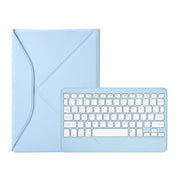 Z10B For iPad 10th Gen 10.9 2022 Pen Slot Bluetooth Keyboard Leather Tablet Case(Blue)