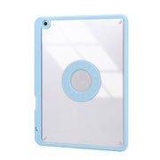 Z10B For iPad 10th Gen 10.9 2022 Pen Slot Bluetooth Keyboard Leather Tablet Case(Blue)