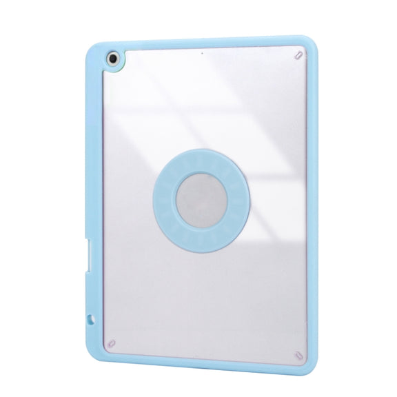 Z10B For iPad 10th Gen 10.9 2022 Pen Slot Bluetooth Keyboard Leather Tablet Case(Blue)