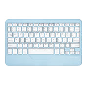Z10B For iPad 10th Gen 10.9 2022 Pen Slot Bluetooth Keyboard Leather Tablet Case(Blue)