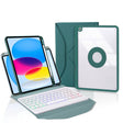 Z10BS For iPad 10th Gen 10.9 2022 Pen Slot Backlight Bluetooth Keyboard Leather Tablet Case(Green) - Universal by PMC TechLife | Online Shopping South Africa | PMC TechLife