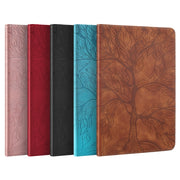 For Xiaomi Pad 6 / Pad 6 Pro Life Tree Series Horizontal Flip Leather Tablet Case(Red)