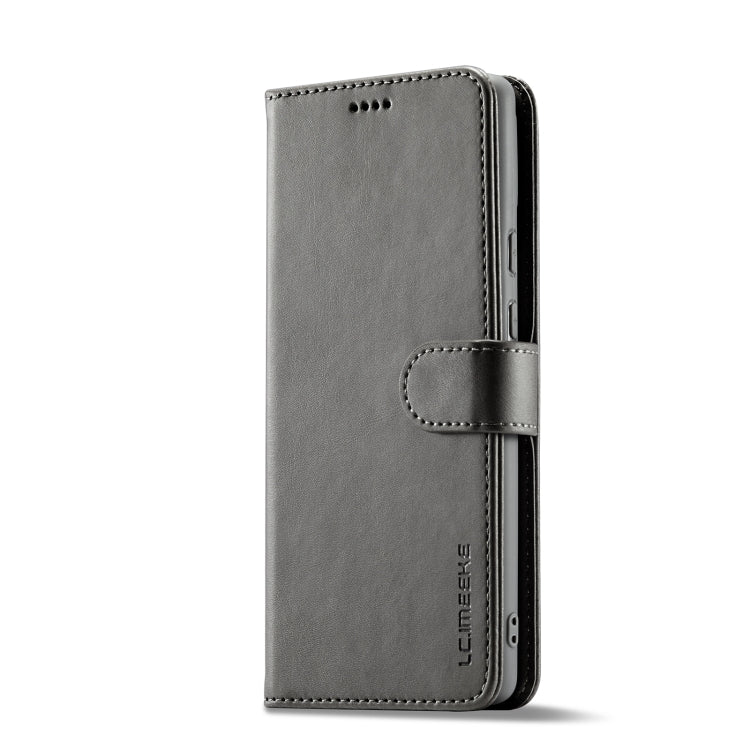 For Google Pixel 8 Pro LC.IMEEKE Calf Texture Horizontal Flip Leather Case(Grey)