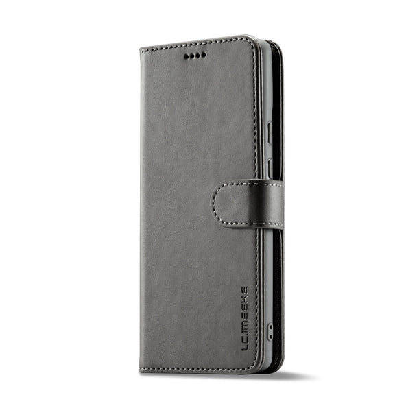For Google Pixel 8 Pro LC.IMEEKE Calf Texture Horizontal Flip Leather Case(Grey)