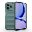 For Realme C53 4G Magic Shield TPU + Flannel Phone Case(Dark Green) - Realme Cases by PMC TechLife | Online Shopping South Africa | PMC TechLife | Buy Now Pay Later Mobicred