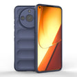 For Realme 11 5G Magic Shield TPU + Flannel Phone Case(Dark Blue) - Realme Cases by PMC TechLife | Online Shopping South Africa | PMC TechLife | Buy Now Pay Later Mobicred