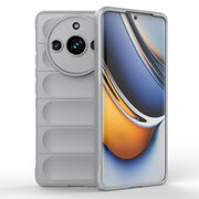 For Realme 11 Pro 5G/11 Pro+ 5G Magic Shield TPU + Flannel Phone Case(Grey)