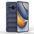 For Realme 11 Pro 5G/11 Pro+ 5G Magic Shield TPU + Flannel Phone Case(Dark Blue) - Realme Cases by PMC TechLife | Online Shopping South Africa | PMC TechLife | Buy Now Pay Later Mobicred