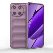 For Realme 11 4G Global Magic Shield TPU + Flannel Phone Case(Purple)