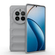 For Realme 12 Pro 5G / 12 Pro+ Magic Shield TPU + Flannel Phone Case(Grey) - Realme Cases by PMC TechLife | Online Shopping South Africa | PMC TechLife | Buy Now Pay Later Mobicred
