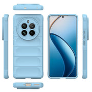 For Realme 12 Pro 5G / 12 Pro+ Magic Shield TPU + Flannel Phone Case(Light Blue)