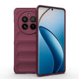 For Realme 12 Pro 5G / 12 Pro+ Magic Shield TPU + Flannel Phone Case(Wine Red) - Realme Cases by PMC TechLife | Online Shopping South Africa | PMC TechLife | Buy Now Pay Later Mobicred