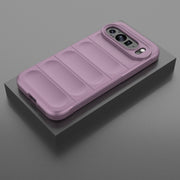 For Google Pixel 9 Pro XL 5G Magic Shield TPU + Flannel Phone Case(Purple)