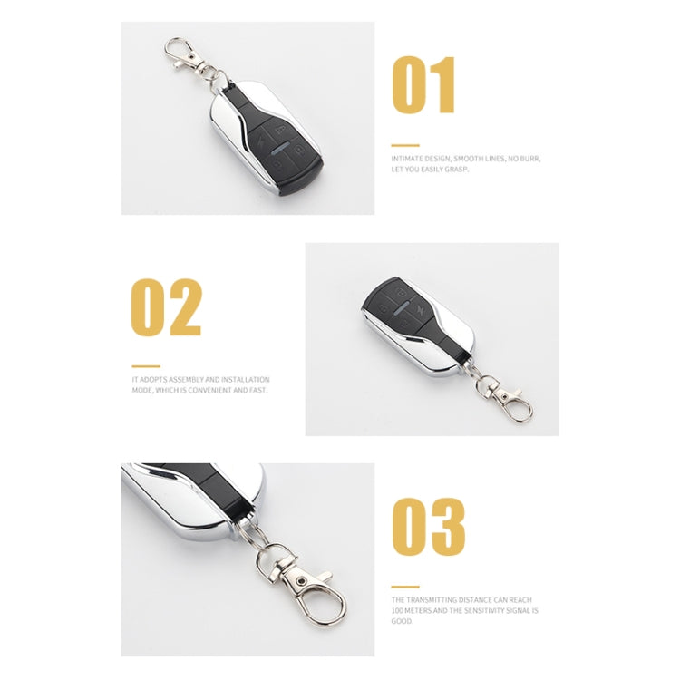 315MHz Copy Code 2pcs For Maserati Four-button Anti-theft Alarm Wireless Key Remote Control
