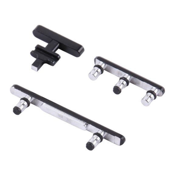 For OnePlus 6 Power Button + Volume Control Button(Jet Black)