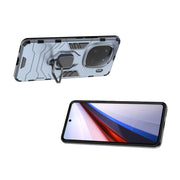 For vivo iQOO 12 5G Magnetic Ring Holder PC + TPU Phone Case(Navy Blue)