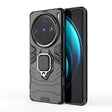 For vivo X100 Pro 5G Magnetic Ring Holder PC + TPU Phone Case(Black) - vivo Cases by PMC TechLife | Online Shopping South Africa | PMC TechLife | Buy Now Pay Later Mobicred