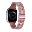 3-Beads Stripe Metal Watch Band For Apple Watch 9 45mm(Rose Pink) - free shipping - PMc TechLife - Order now!