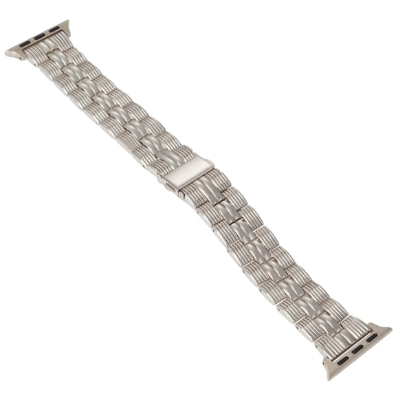 3-Beads Stripe Metal Watch Band For Apple Watch Series 10 42mm(Starlight)
