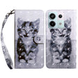 For Xiaomi Redmi Note 13 Pro 5G 3D Painted Pattern Leather Phone Case(Smile Cat) - Note 13 Pro Cases by PMC TechLife | Online Shopping South Africa | PMC TechLife | Buy Now Pay Later Mobicred