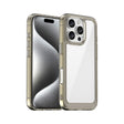 For iPhone 16 Pro Colorful Series Acrylic + TPU Phone Case(Transparent Grey) - iPhone 16 Pro Cases by PMC TechLife | Online Shopping South Africa | PMC TechLife | Buy Now Pay Later Mobicred